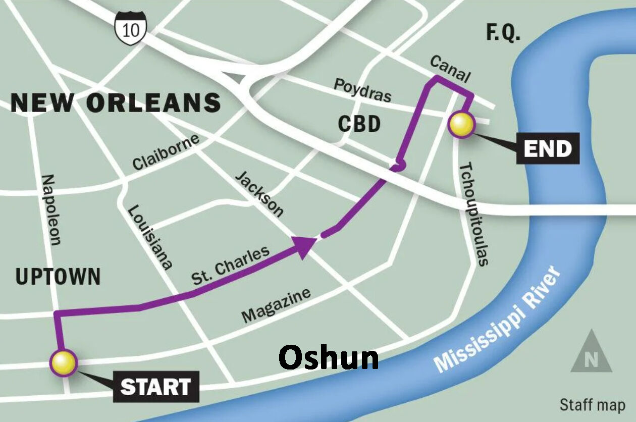 Oshun map